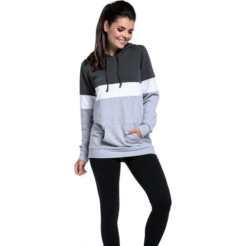 More Function Breastfeeding Clothing Lactation Woman Long Sleeve Top Nursing Pregnant Clothes Pregnancy Tshirt Maternity Tops