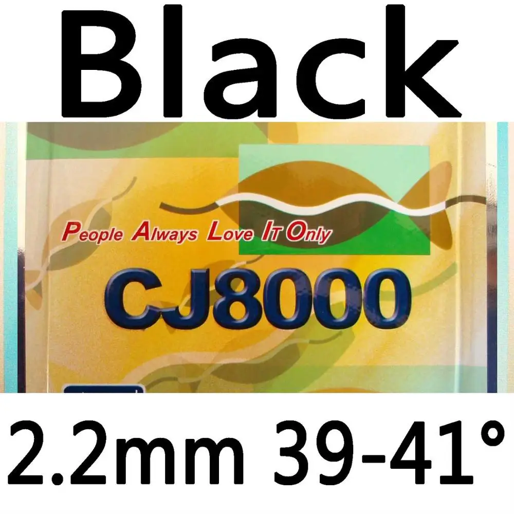 Palio CJ8000(BIOTECH) pips-in настольный теннис/pingpong Резина с губкой(H39-41 - Цвет: Black 2.2mm H39-41