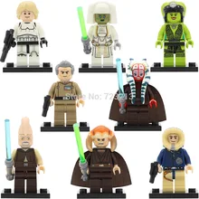 Star Wars PG8051 Oola Shaak Ti Luke Figure Saesee Tiin Jedi Consular Han Solo Ki Adi Mundi single sale Building Blocks Set Toys