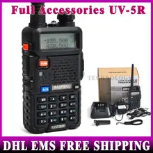 50 шт. BaoFeng UV-5R Walkie Talkie двухдиапазонный трансивер 136-174 мГц и 400-480 мГц двухстороннее радио с Батарея