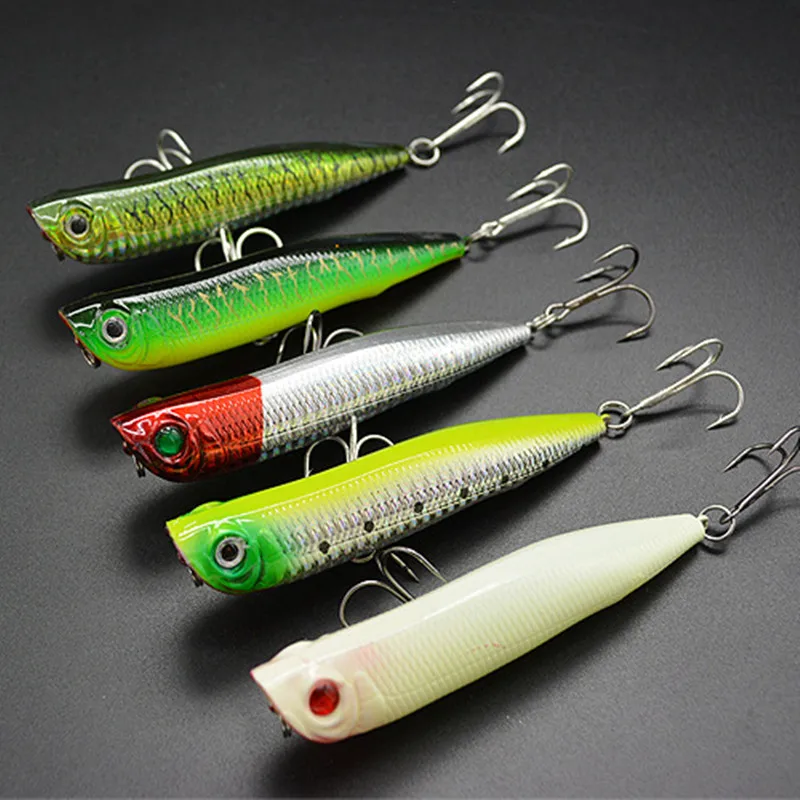 Ufishing Popper Lures New Plastic Hard Bait 10.5cm 10g Top Water
