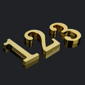 

10 cm height zinc alloy house numbers door number address number