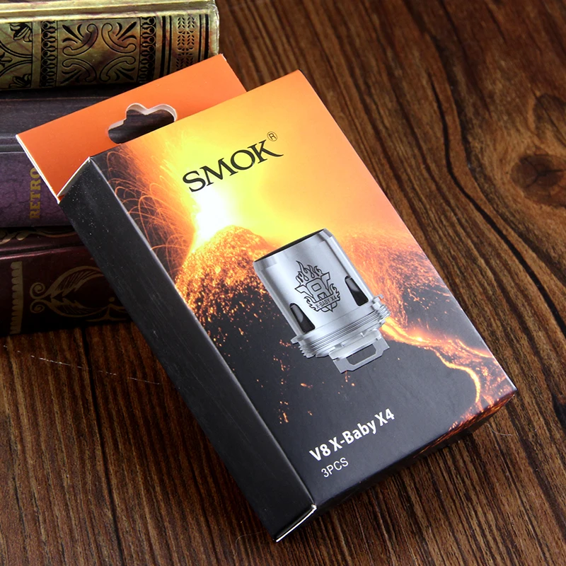 Оригинальный распылитель Smok TFV8 X Baby V8 M2/T6/Q2/X4 Core Dual Head для BABY Beast|Испарители