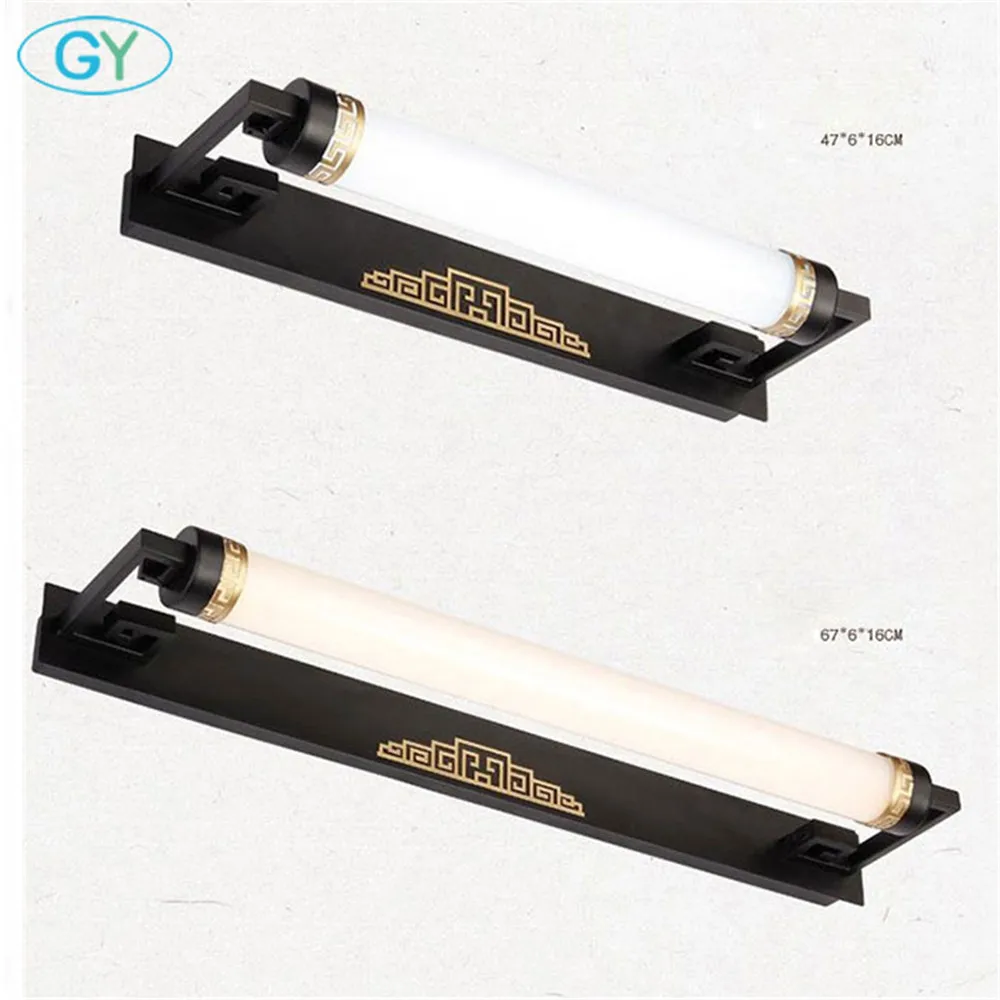 الصينية نمط مرآة ضوء led مصباح ليد للمرآة الجدار مصباح الماكياج الحمام الغرور الإضاءة إضاءة داخلية تركيبات إضاءة الخزانات