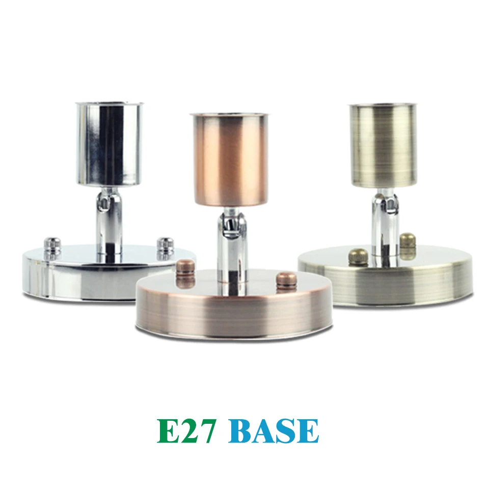 

LED wall lamps E27 lamp holder 180° rotating universal lamp holder high temperature lighting accessories 2pcs