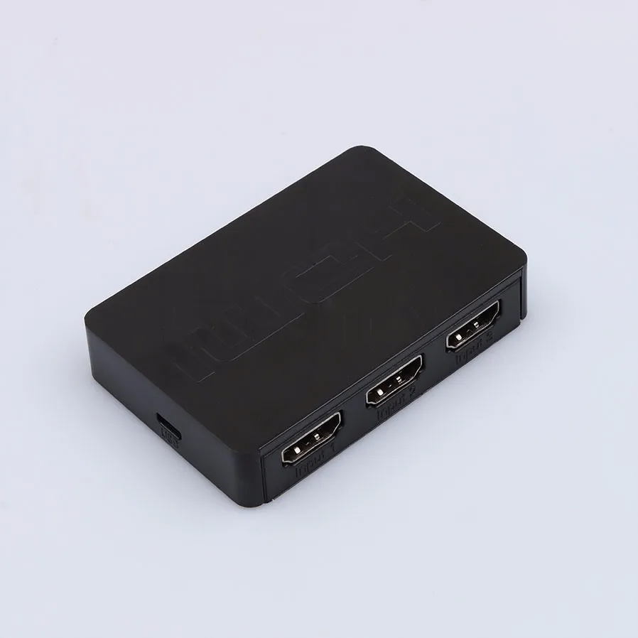 Kebidumei 3x1 Mini HDMI Splitter 3 Порты и разъёмы концентратор Box автоматический переключатель с Дистанционное управление Выход Переключатель HDMI 3D 1080 P для HDTV Xbox PS3