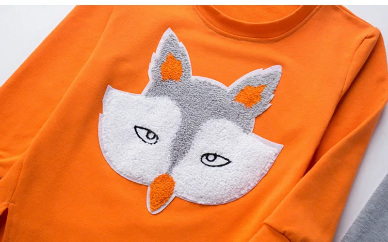 Girl fox head long sleeve suit (15)