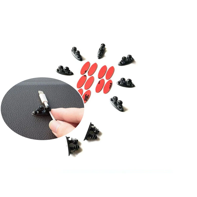 8Pcs Auto Clip Di Filo Adesivi Per Roewe 750 950 350 550 E50 W5 E50/ Englon Sc3 Sc5 Sc6 Sc7 Panda