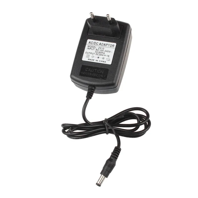 

AC 110V 220V Converter DC 24V 1A Power Supply Adapter Charger EU Plug
