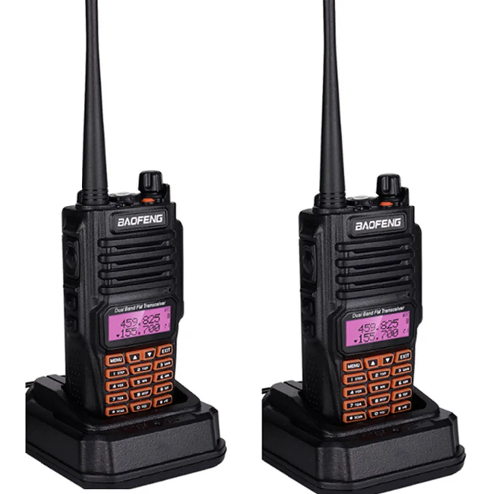 

2pc Baofeng UV-9R Two Way Radio 136-174/400-520Mhz uv9r ip67 Transceiver plus Ham cb Radio station Waterproof 8w Walkie Talkie