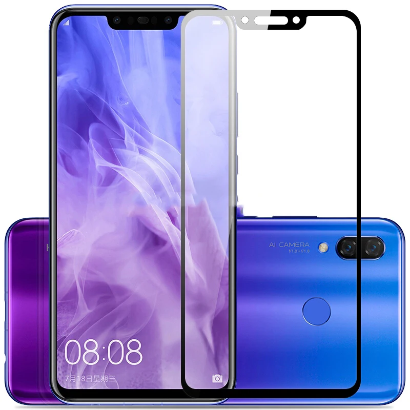 Full Screen Protectors For Huawei Nova 3i/P Smart+ Scratch Proof Protective Film Tempered Glass 3 | Мобильные телефоны и