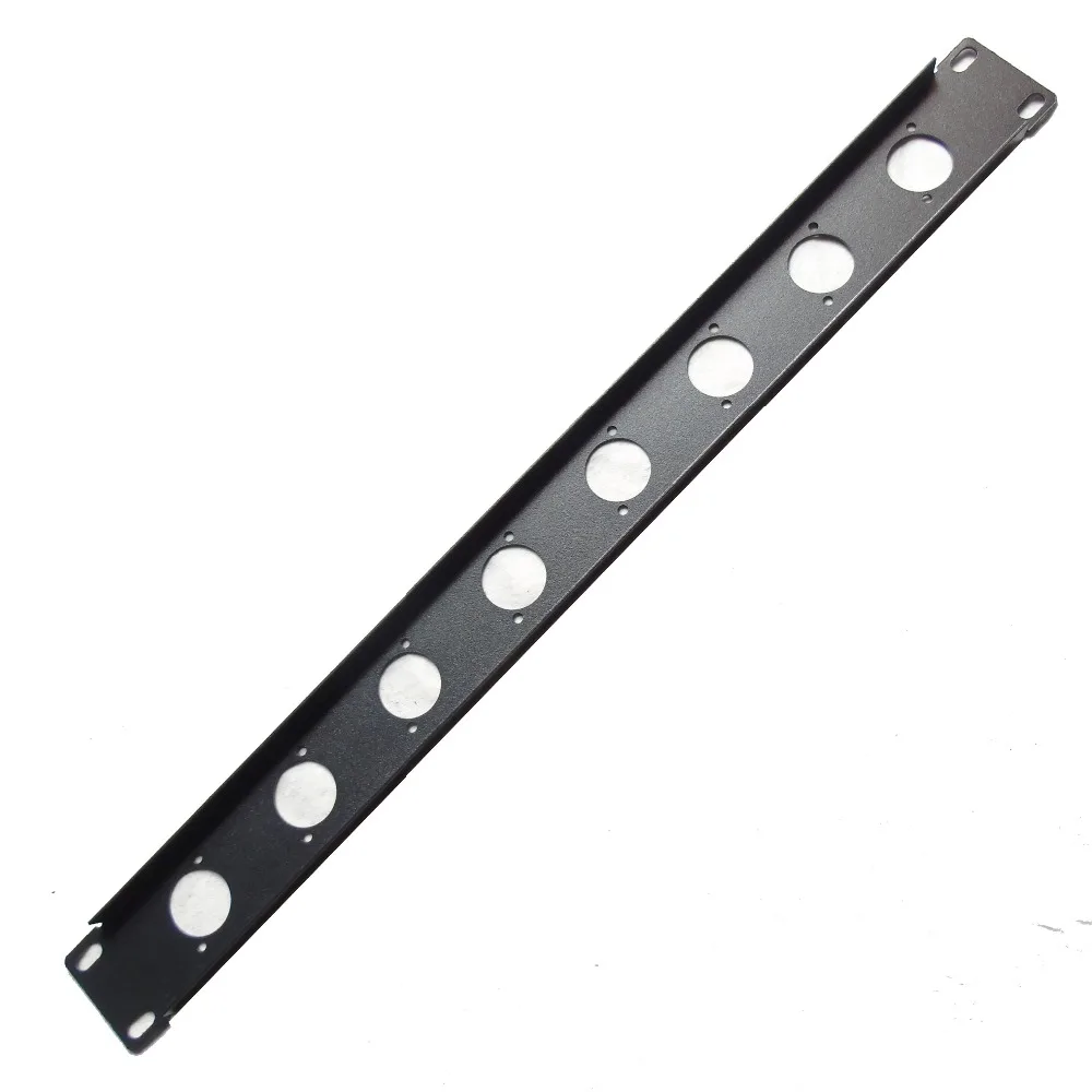 Высокое качество 10 шт./лот 8 портов/Way/Hole XLR коммутационная панель 1U 19 &quotRack Mount d