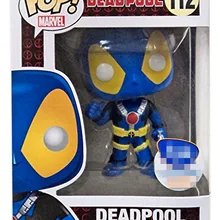 Эксклюзивный Funko pop Официальный Marvel: Дэдпул Синий X-men#112 Виниловая фигурка Коллекционная модель игрушки с оригинальной коробкой