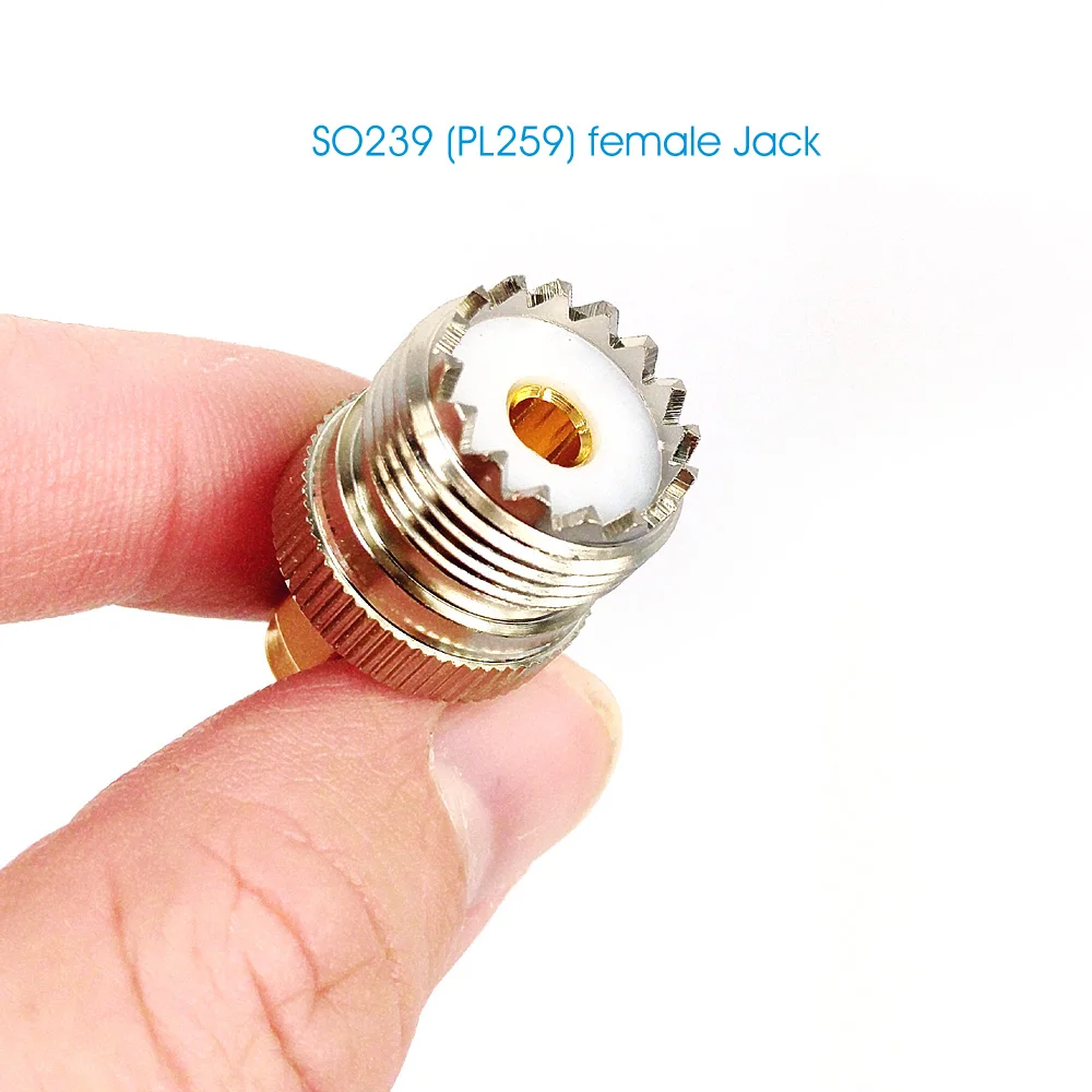 SMA Male to UHF Female RF Coaxial Coax Connector Adapter 4