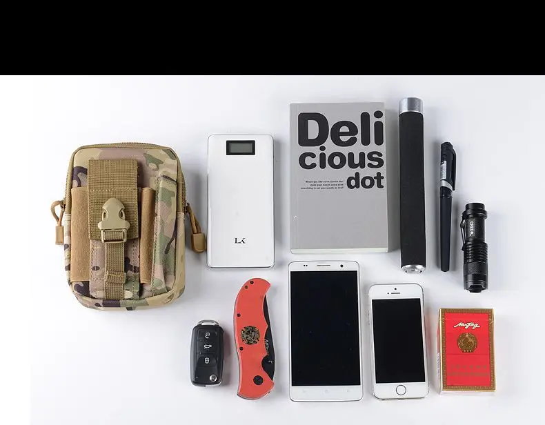 Tactical Molle Pouch Belt Waist Bag Military Fanny Pack Outdoor Pouches Phone Case Pocket For Iphone 7 Hunting Bags (5)
