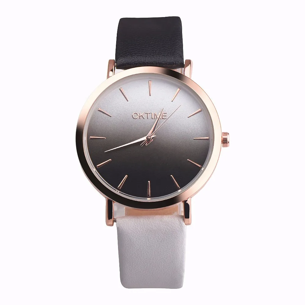 

Hot Selling 2019 Rainbow Design Watch Women Retro Leather Band Analog Quartz Wrist Watches Female Clock Relogio Feminino #YL5