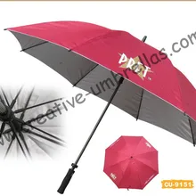 По морю, 14 мм Стекловолоконный вал и ребра, автоматический открытый зонт для гольфа, ветрозащитный, анти-thunderbolt, рекламный зонт