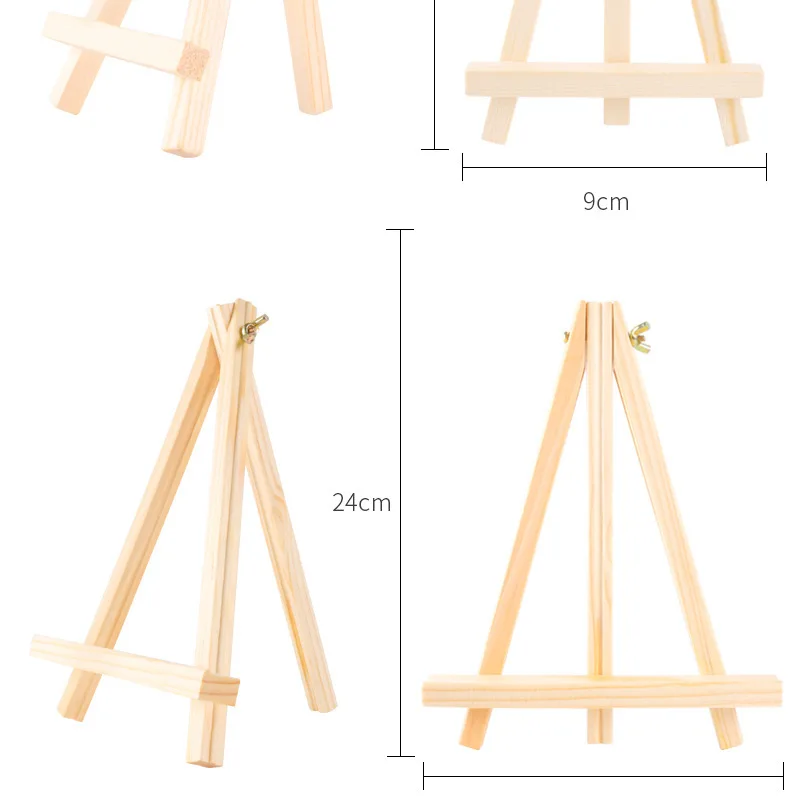 Выставочный мини-Настольный Штатив небольшая скобка треугольная фоторамка мольберт художественные принадлежности манга ничья стационарная