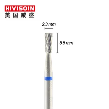 

Cross cut standard (0334.023)- ISO190 -Tungsten Carbide Burs - HIVISOIN Carbide Nail Drill Bit&Dental Burs