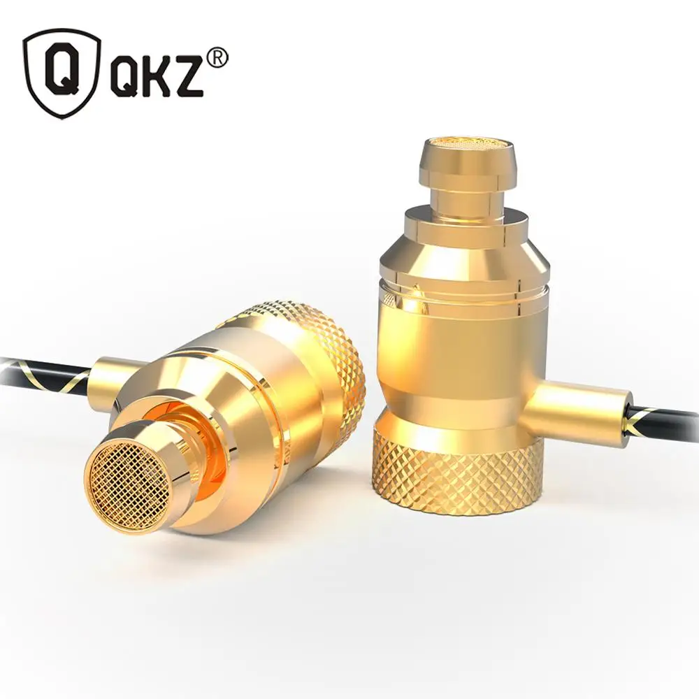 QKZ X5 металлические наушники вкладыши Наушники 100% оригинальный бас гарнитура