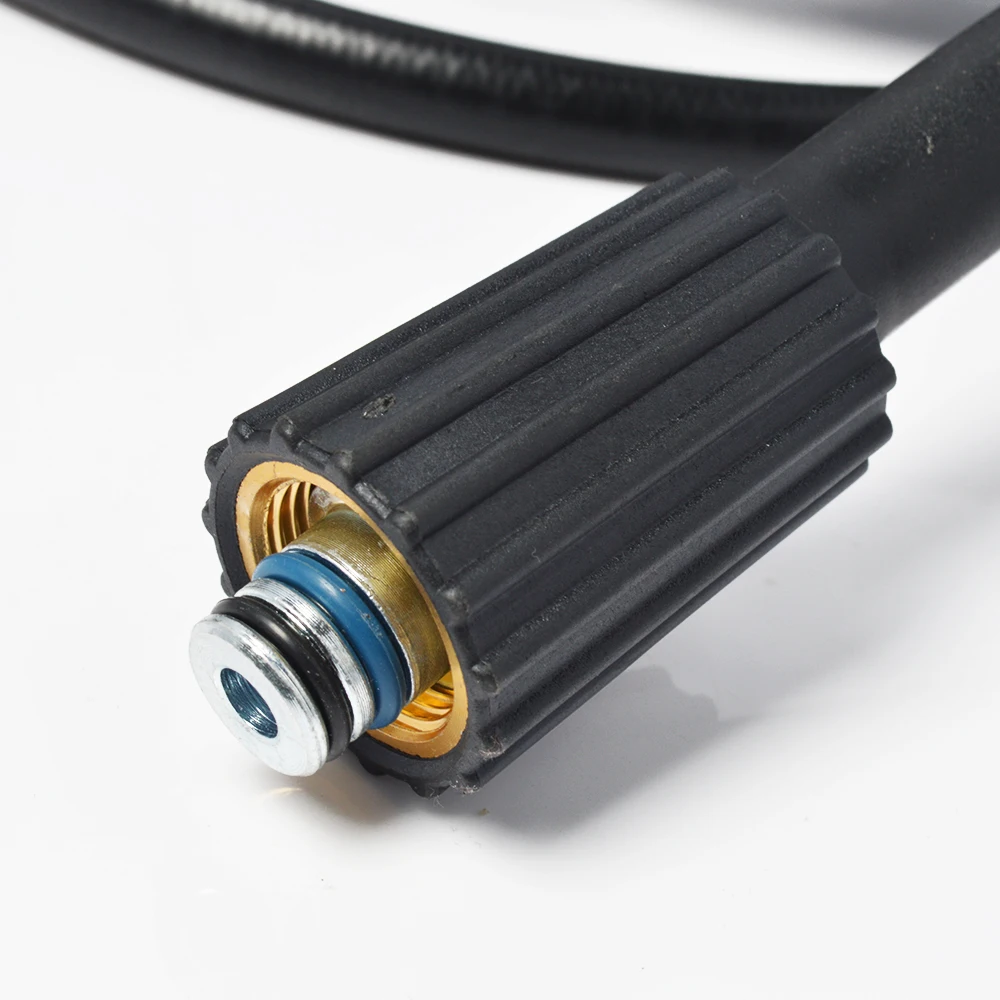 Goede Hogedrukreiniger Slang Cord Pijp CarWash Slang Water Reinigen Extension Slang M22 pin 14 15 voor Karcher Elitech Interskol Huter
