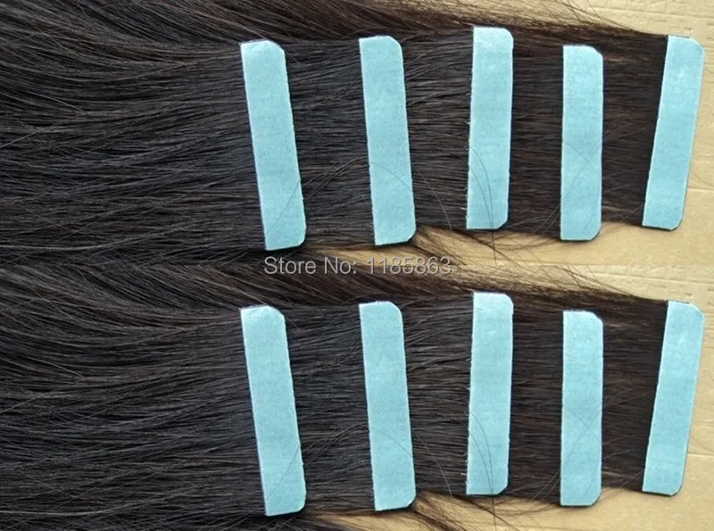 120 шт/1 лот 4x0,8 см Высокое качество супер лента для волос Двухсторонняя клейкая лента для кожи уток бесшовная лента для наращивания волос