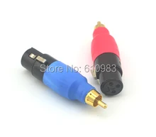 RCA Splitter 3 Булавки XLR гнездо Булавки для разъема RCA Plug Аудио адаптер