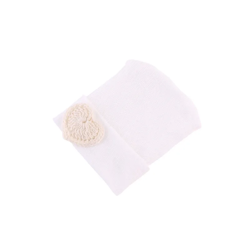 

1 PC Newborn Baby Hat Infant Toddler Warm Winter Autumn Newborn Striped Caps Hospital Hats Soft Beanies Heart Hats 0-6M
