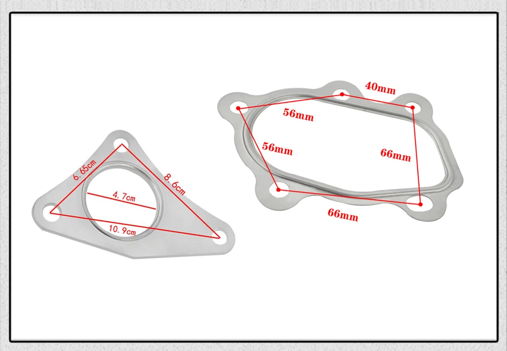 10 шт. для SUBARU TOYOTA EJ20 EJ25 TD04L TD05H TD04 TD05 турбо прокладки вниз трубы коллектор комплект прокладок