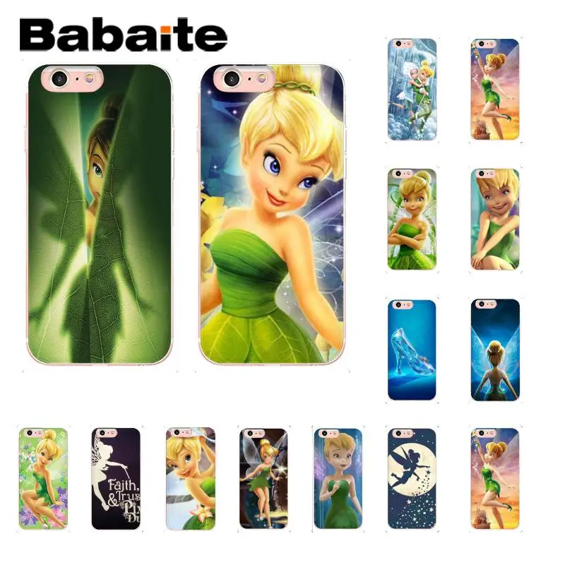 

Babaite Peter Pan Wendy Tinkerbell Tinker bell Soft Silicone Phone Case for iPhone 6S 6plus 7 7plus 8 8Plus X Xs MAX 5 5S XR 10
