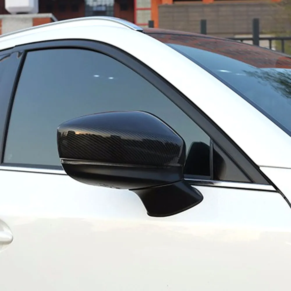 Для Mazda CX 5 CX5 2017 2018 2 шт. углеродное волокно задний вид боковое стекло зеркало