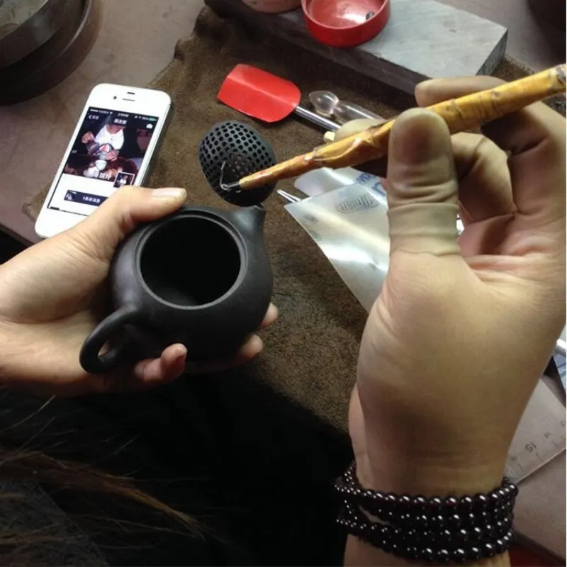 150 мл аутентичный Исин чайник мастер ручной работы китайский здоровье Фиолетовый Глиняный чайный набор кунг-фу Xi Shi горшок Многофункциональный выбор