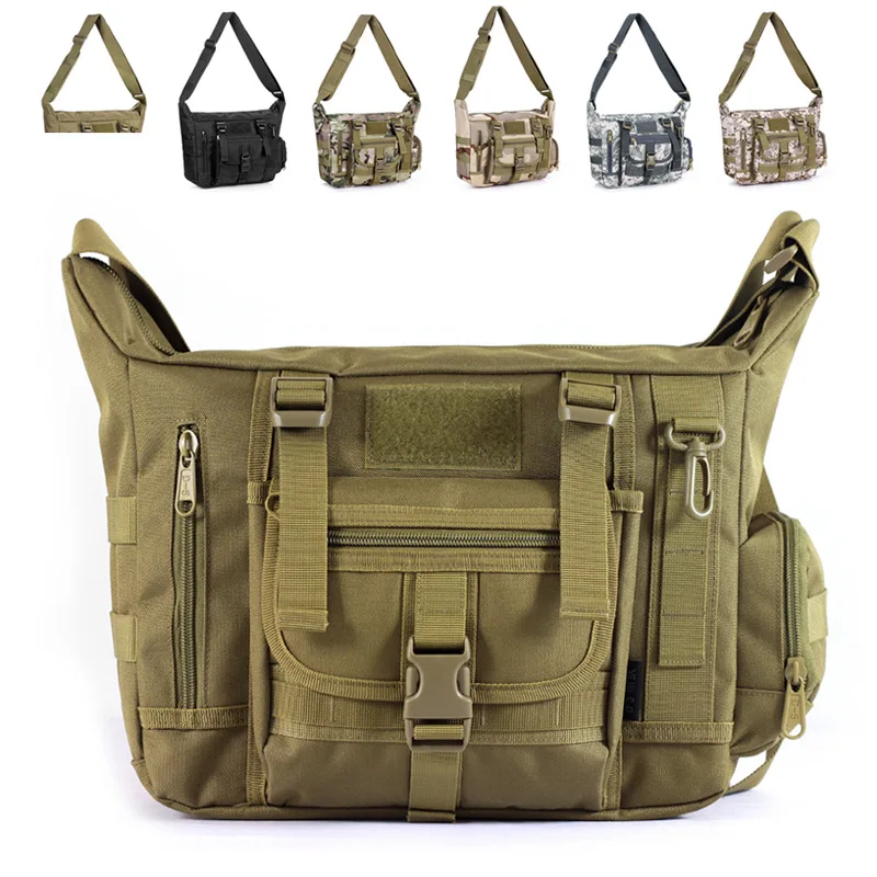 Новый высокое качество 14 " старинные мужские кроссбоди шолдер сумка нейлоновая сумка школа военная сумка дорожные сумки