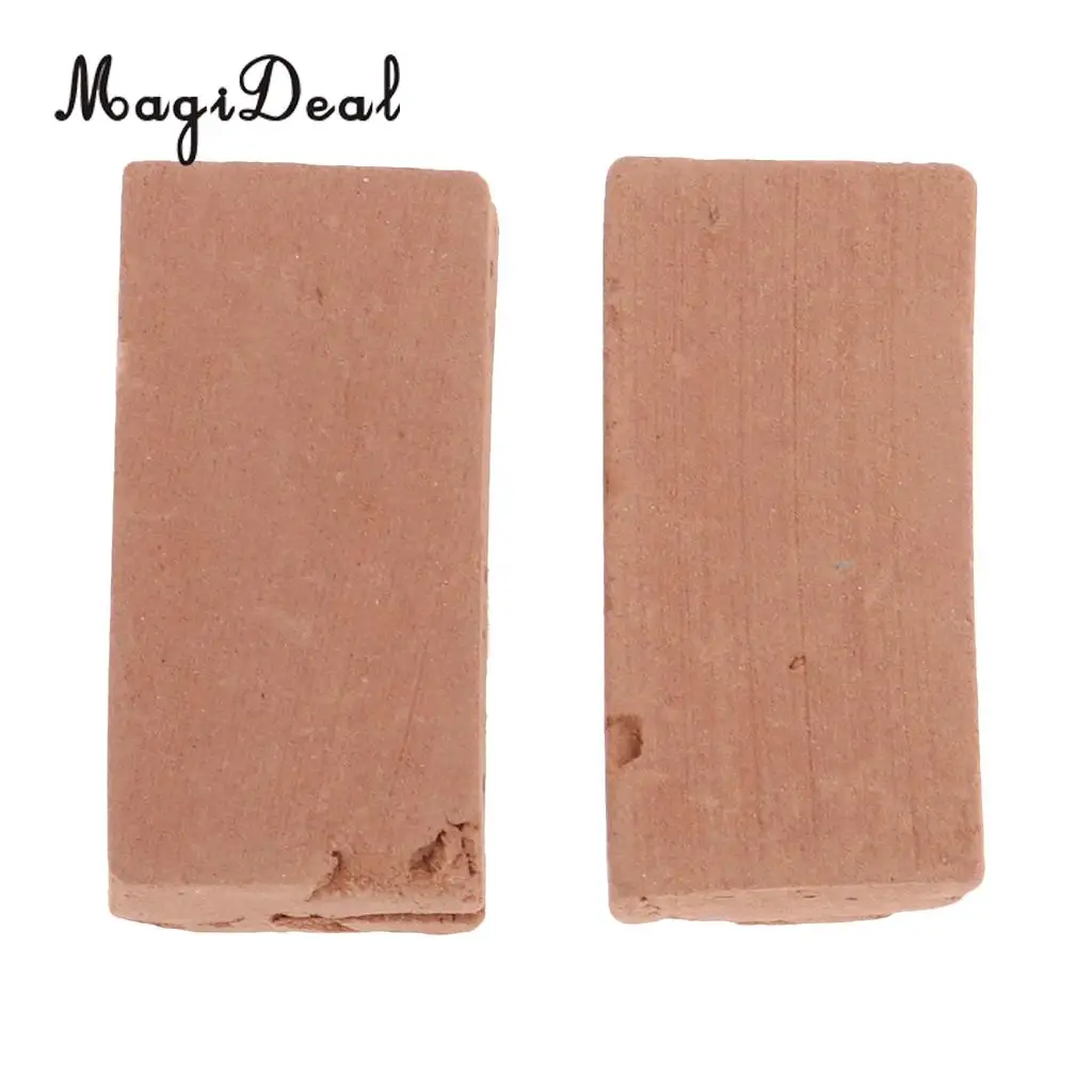 100x 1/16 Mini Realistic Clay Bricks Model for Sand Table Scenery Building DIY Accs