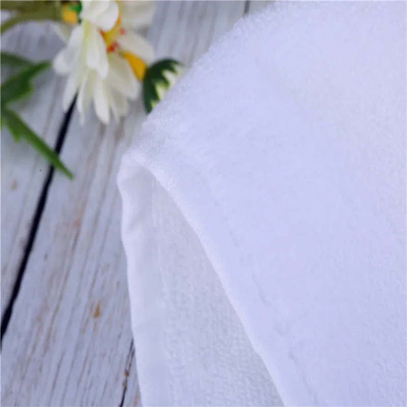 Крученое хлопковое белое полотенце для лица Perfact качественное мягкое пятизвездочное гостиничное полотенце