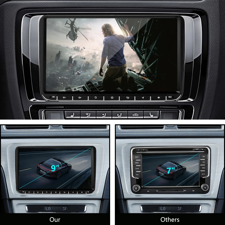Perfect Jansite 9" Car Radio Android 8.1 GPS Navigation for VW Volkswagen SKODA GOLF 5 6 POLO PASSAT B5 B6 JETTA TIGUAN player BT RDS 3 Perfect Jansite 9" Car Radio Android 8.1 GPS Navigation for VW Volkswagen SKODA GOLF 5 6 POLO PASSAT B5 B6 JETTA TIGUAN player BT RDS 3