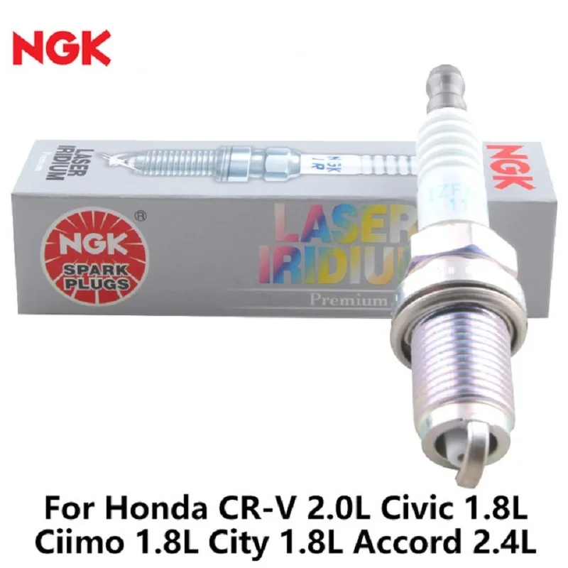 

4pcs/lot NGK Car Spark Plugs For Honda CR-V 2.0L for Civic 1.8L Ciimo 1.8L City 1.8L Accord iridium platinum IZFR6K-11S 5266