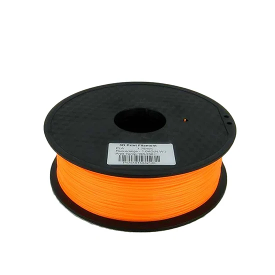 1 кг/рулон красочная АБС-пластик с диаметром нити 1,75 мм Диаметр печать Материал нити для 3D принтеры несколько Цвета дополнительный Сделано в Китае - Цвет: fluo-orange