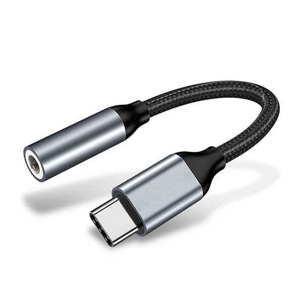 Коричневый CBAOOO Тип C 3,5 разъем для наушников USB C до 3,5 мм AUX Наушники Адаптер для huawei mate 20 P30 pro Xiaomi Mi 6 8 9 SE аудио кабель - Цвет: Коричневый