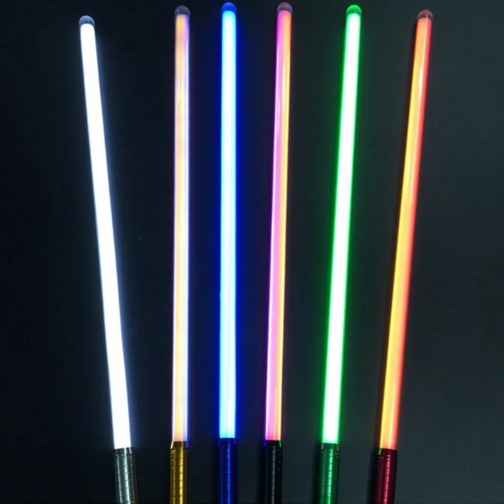 2018 nuevo unids 16 tipos 1 pieza de sonido Luke Lightsaber negro serie 60 100 cm de longitud Vader espada luz Saber regalo de cumpleaños para niños - 1