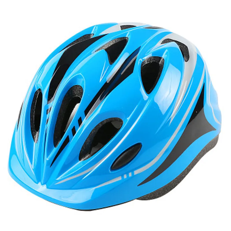 Сверхлегкий детский шлем регулируемые велосипедные шлемы с подсветкой Размер 59-69 - Цвет: a