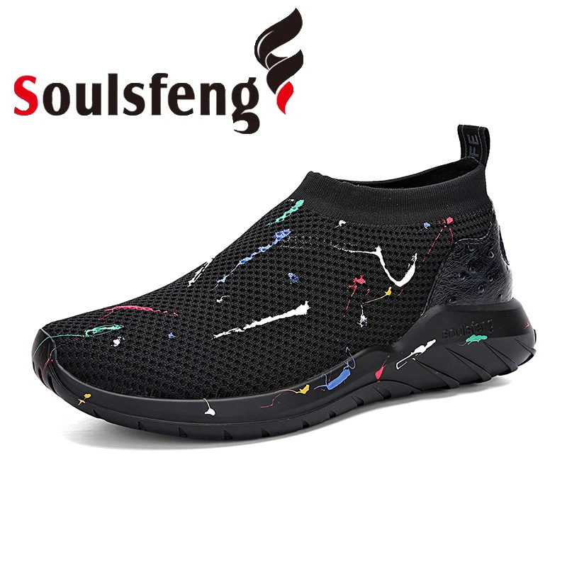 

Soulsfeng Women Shoes Men Socks Sneakers Trend Walking Shoes Fashion Casual Running Shoes Man Sport Slip-on Basketball Sneakers