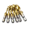 1 unid HSS Hex Shank titanio plateado tornillo de mano rosca métrica taladro Bits M3-M10 caliente ► Foto 3/6