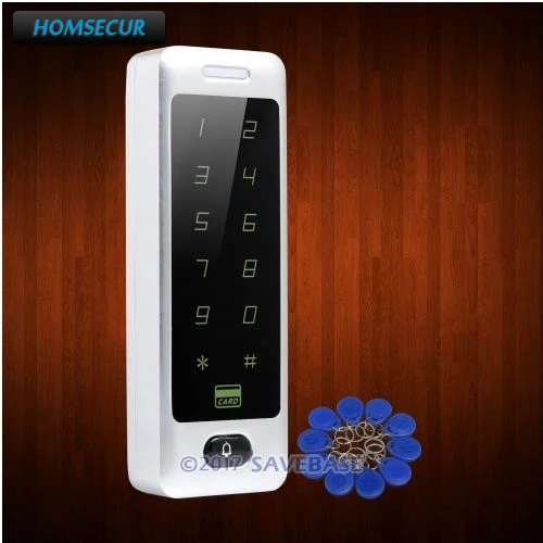 

HOMSECUR Waterproof Door Lock 125Khz RFID Access Control+Wiegand 26+Doorbell+Backlight