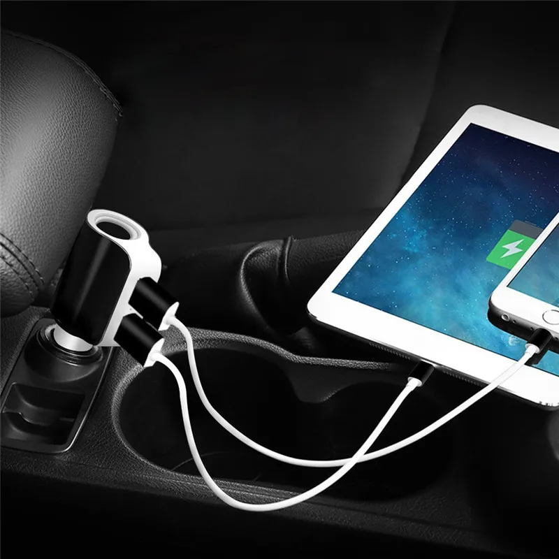Автомобильное зарядное устройство Dua с портом USB 1 прикуриватель 2 3 А для