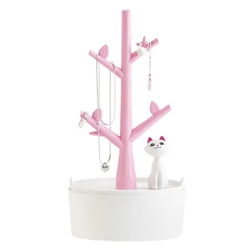 

Jewelry Display Rack Standing Ornaments Pendant Earrings Necklace Cosmetics Showing Displaying Home Shop Organizer F605