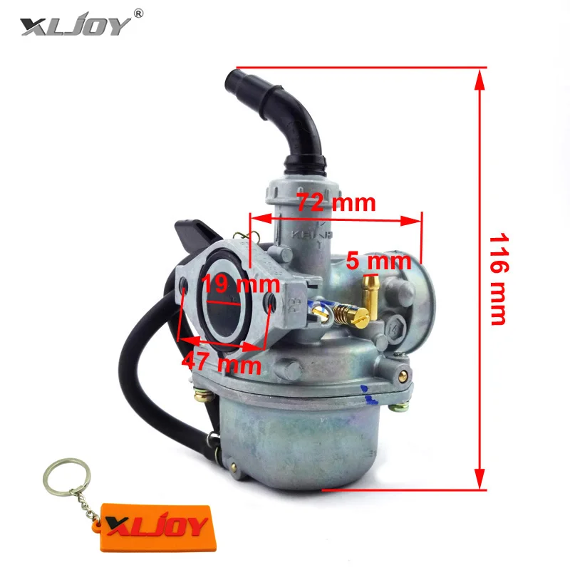 

PZ19 Lever Choke Carb Keihin 19mm Carburetor For 50cc 70cc 90cc 110cc Engine ATV Quad 4 Wheeler Buggy Pit Dirt Monkey Motor Bike