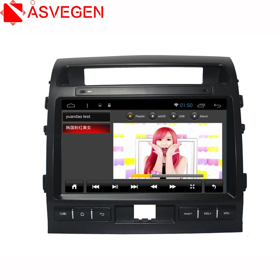 Top Asvegen Android Octa Core Car Radio Player For Toyota LAND CRUISER 2007-2015 2 din Car Stereo Multimedia PC head Unit Navigation 0