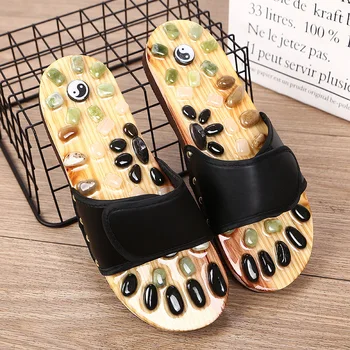 

Cobblestone Couple's Slipper Acupoint Healthcare Slipper Massage Slipper Shoes Unisex Summer Health Accupressure Foot Slippers
