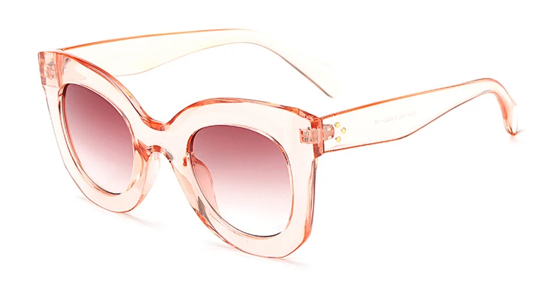 Модные женские солнцезащитные очки, популярные брендовые дизайнерские роскошные солнцезащитные очки, женские летние стильные солнцезащитные очки с заклепками, UV400 739R2